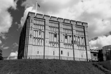 Norwich Castle Museum, which has a popular city centre car park underneath it.